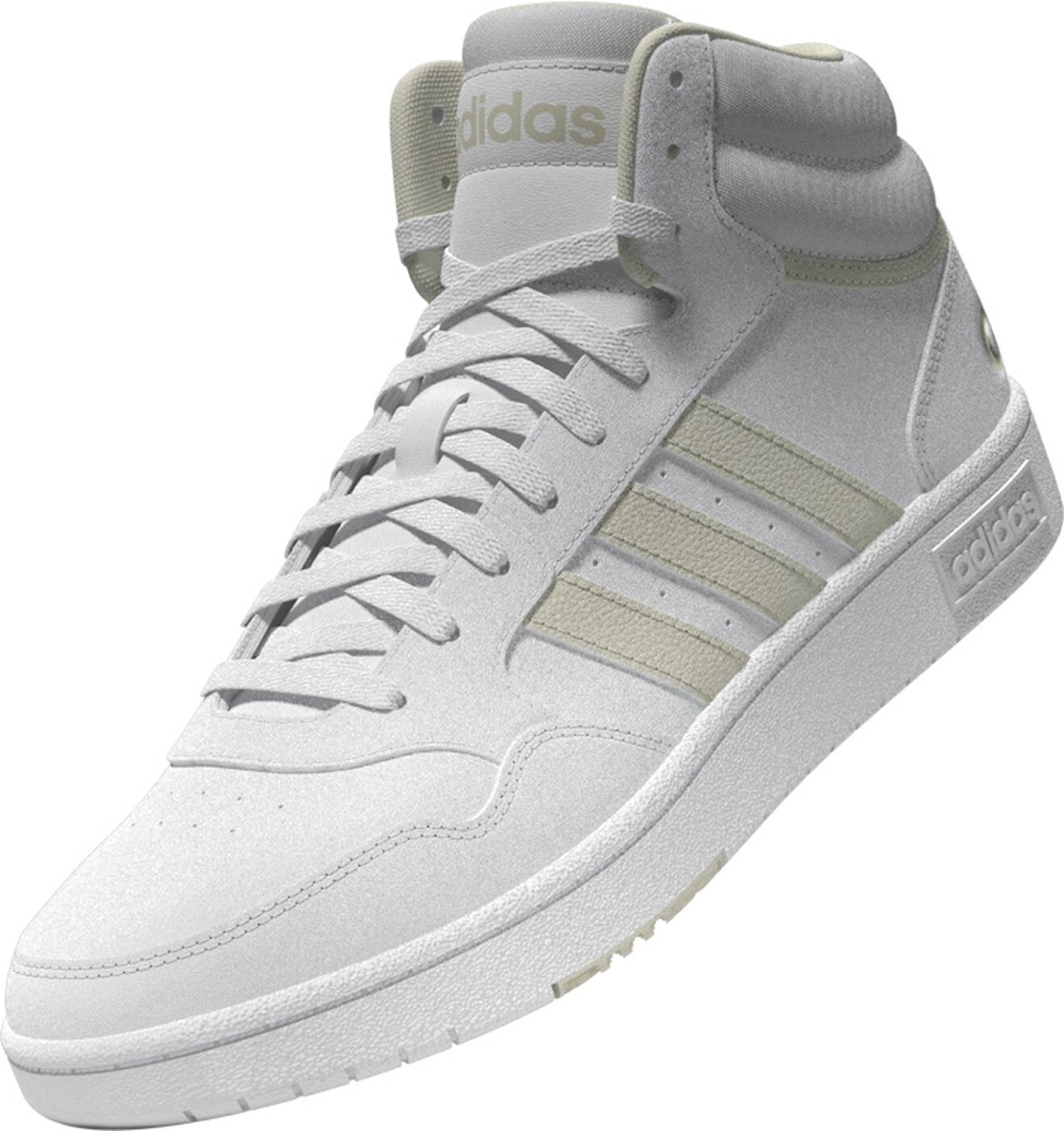 Adidas 0899HOOPS 3.0 MID W Cow Hide/Syrah/Blush – Bild 7