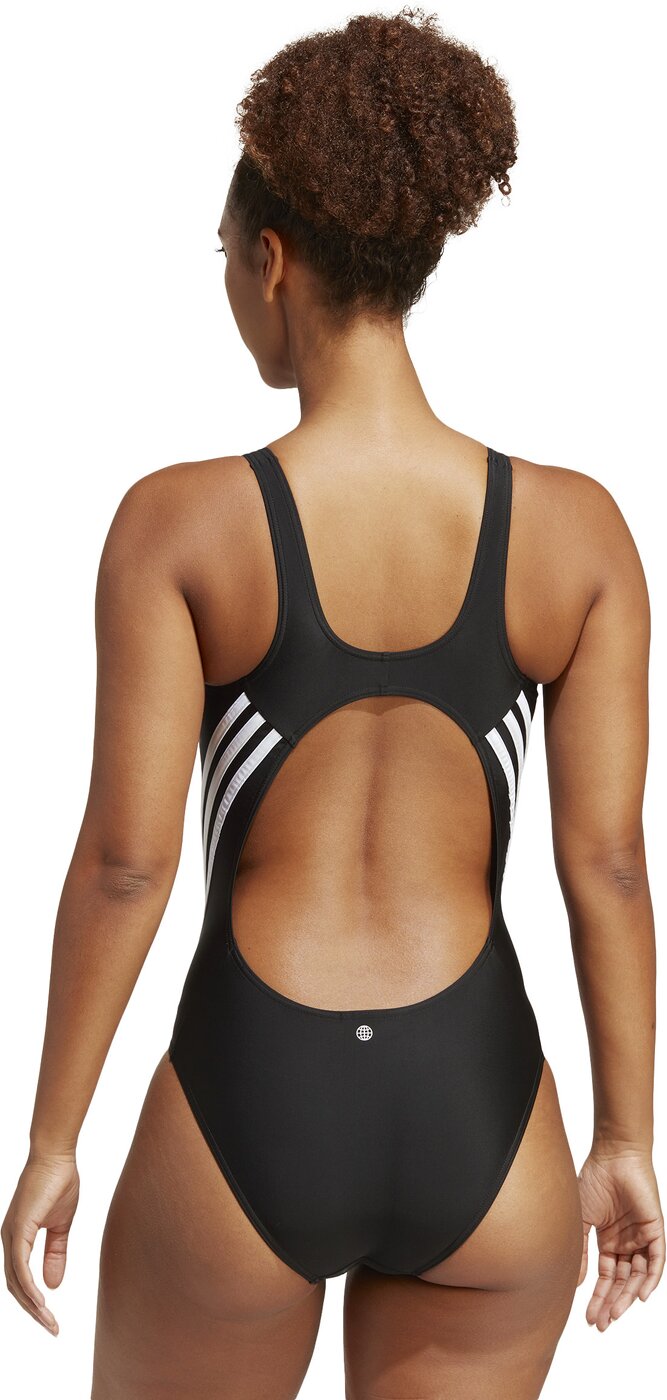 Adidas 3S SWIMSUIT Cow Hide/Syrah/Blush – Bild 3