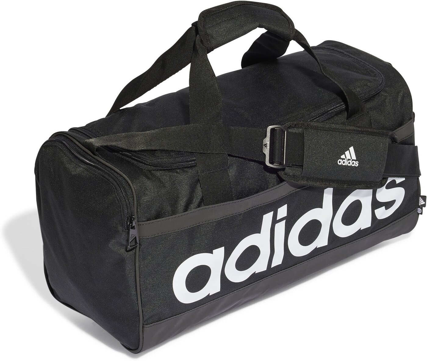 Adidas LINEAR DUFFEL M Cow Hide/Syrah/Blush – Bild 3