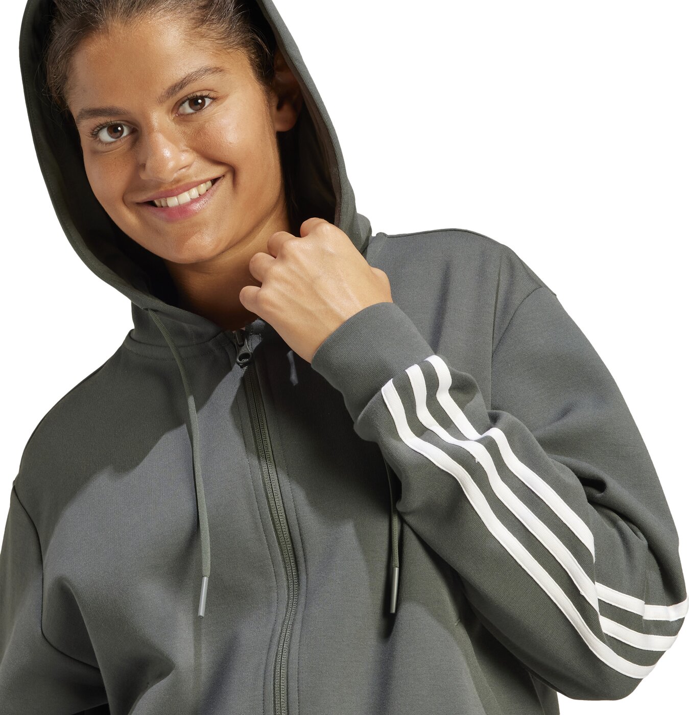 Adidas W FI 3S FZ HD Cow Hide/Syrah/Blush – Bild 6