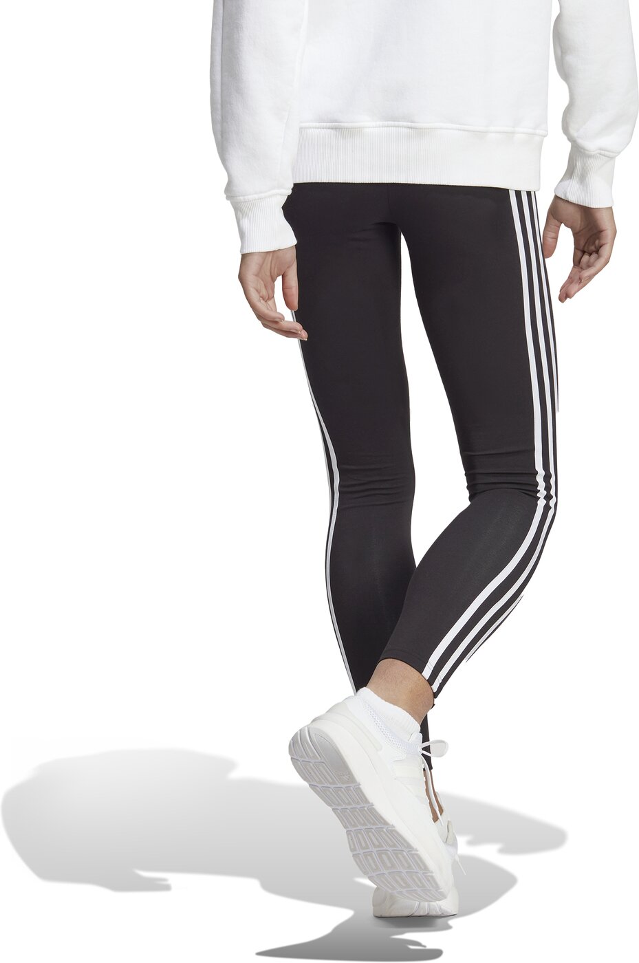 Adidas W FI 3S LEGGING Cow Hide/Syrah/Blush – Bild 3