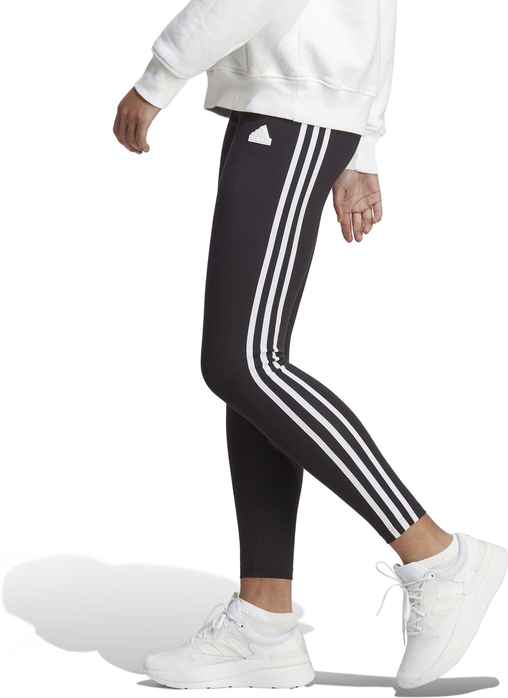 Adidas W FI 3S LEGGING Cow Hide/Syrah/Blush – Bild 4