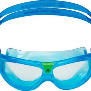 AQUASPHERE SEAL KID2 TURQUOISE BLUE LENS CLEAR