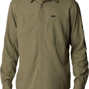 Columbia Silver Ridge Utility Lite Long Slee Stone Green