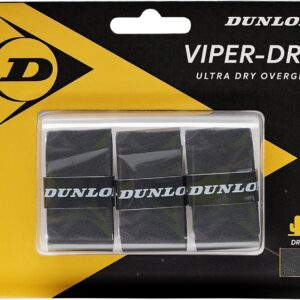 DUNLOP VIPERDRY OVERGRIP SCHWARZ Cow Hide/Syrah/Blush