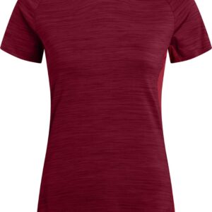ENERGETICS Da.-T-Shirt Evii SS W MELANGE/RED DARK/RED