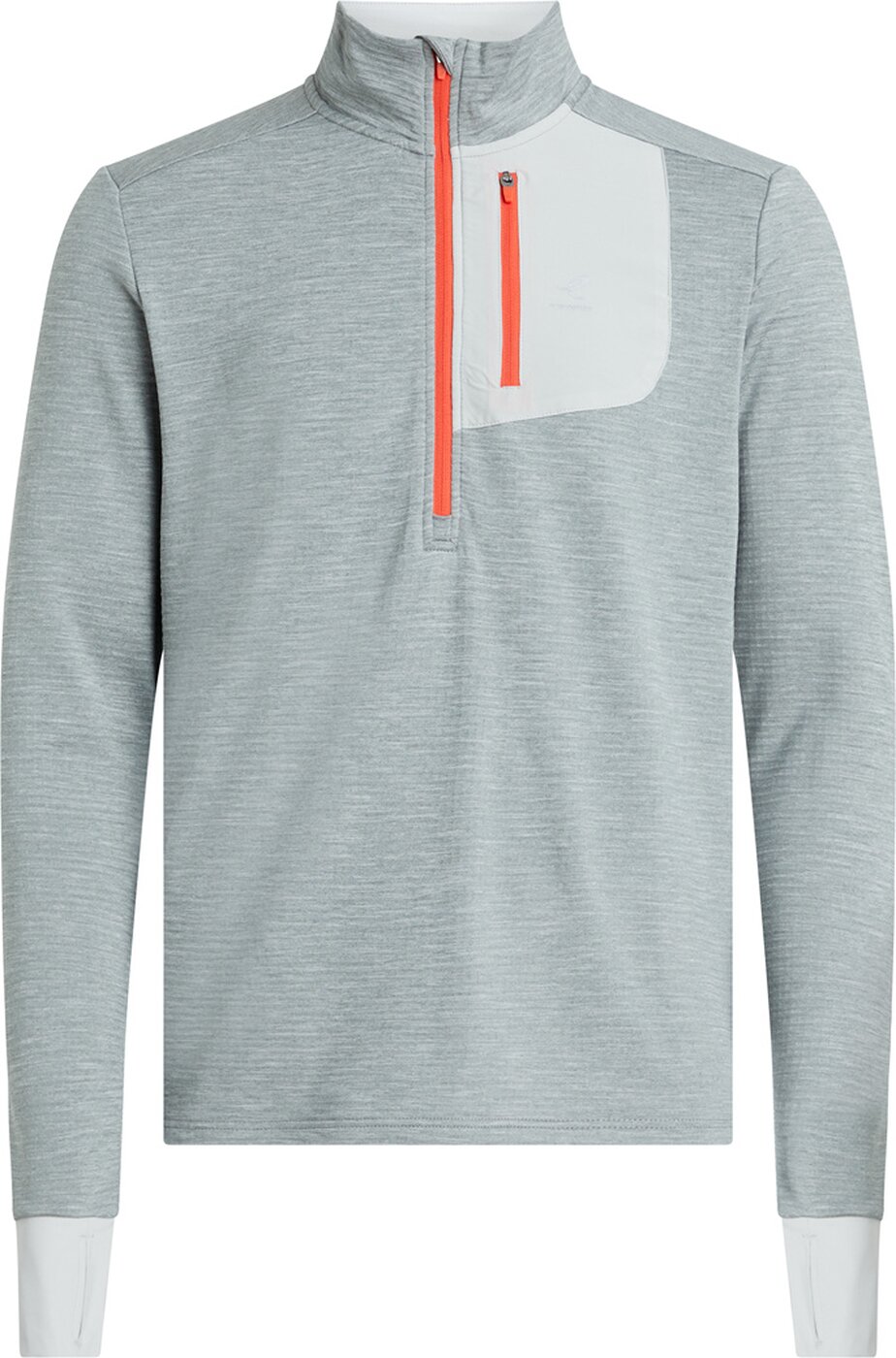 ENERGETICS He.-Langarmshirt Willard M MELANGE/RED/RED