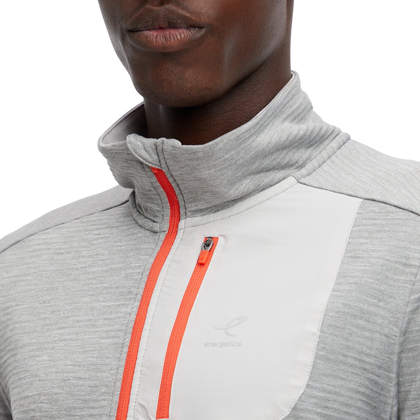 ENERGETICS He.-Langarmshirt Willard M MELANGE/RED/RED – Bild 4