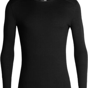 Icebreaker M 200 Oasis LS Crewe BLACK