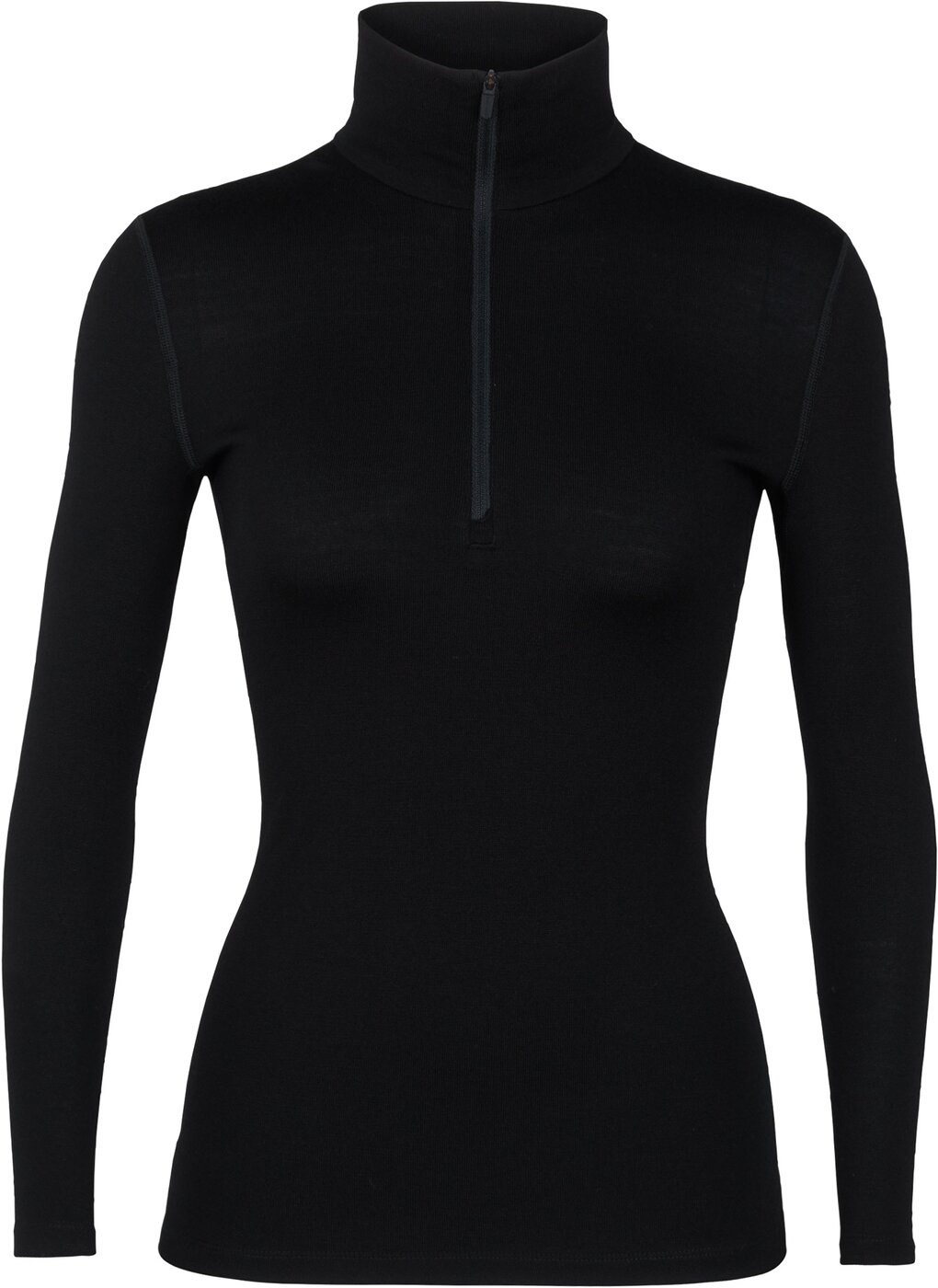 Icebreaker W 260 Tech LS Half Zip BLACK