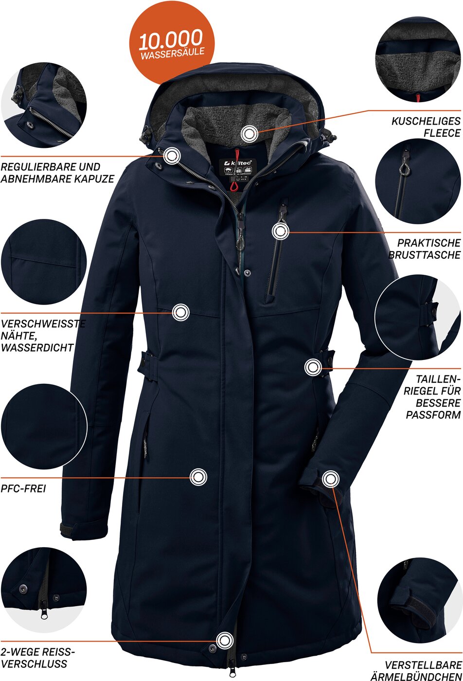 Killtec KOW 165 WMN PRK dunkelnavy – Bild 3