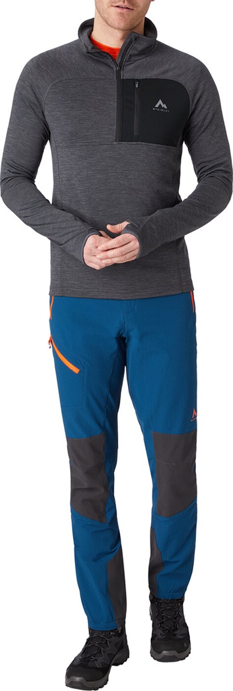 McKinley Ux.-Langarmshirt Tampo ux MELANGE/RED/RED – Bild 2