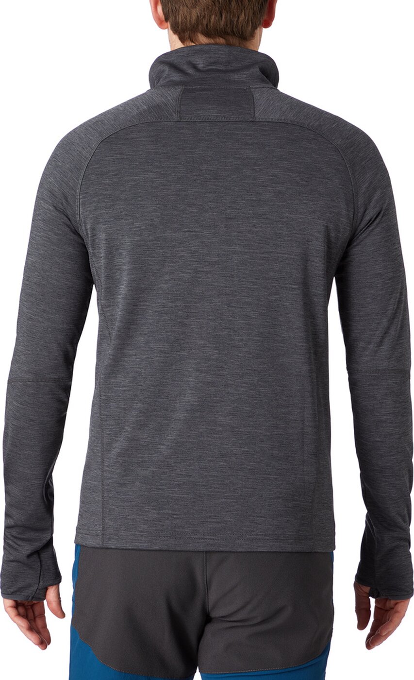 McKinley Ux.-Langarmshirt Tampo ux MELANGE/RED/RED – Bild 4