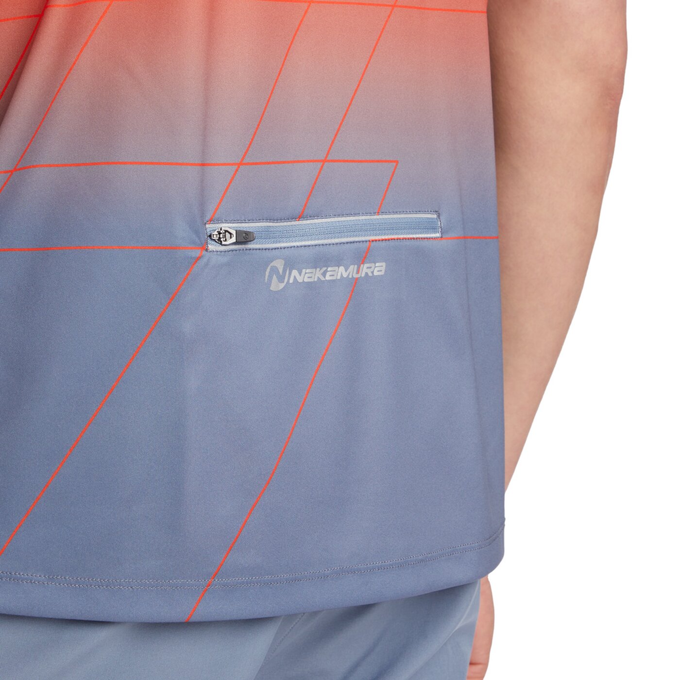 NAKAMURA He.-Fahrrad-Trikot Fedor II M BLUE DARK/RED – Bild 3