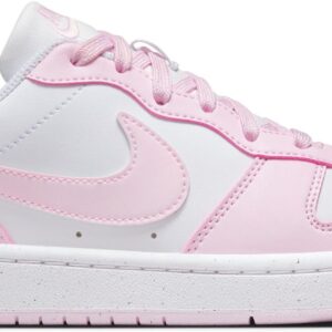 NIKE COURT BOROUGH LOW RECRAFT (GS) SUMMIT WHITE/MIDNIGHT NAVY-WHI