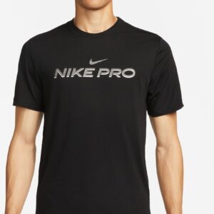 NIKE M NK DF TEE DB NIKE PRO BLACK/WHITE/WHITE