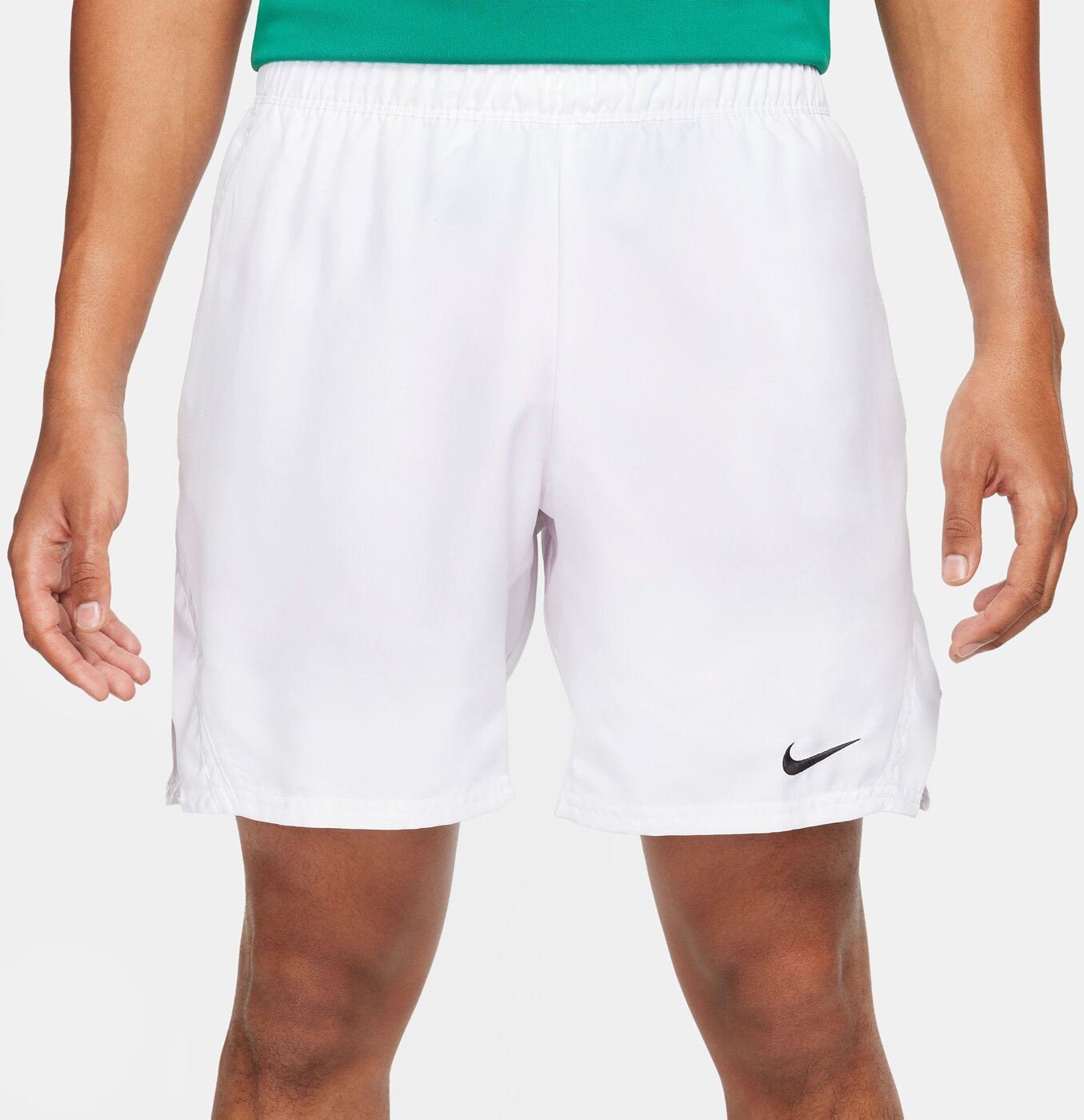 NIKE M NKCT DF VCTRY SHORT 7IN WHITE/METALLIC SILVER