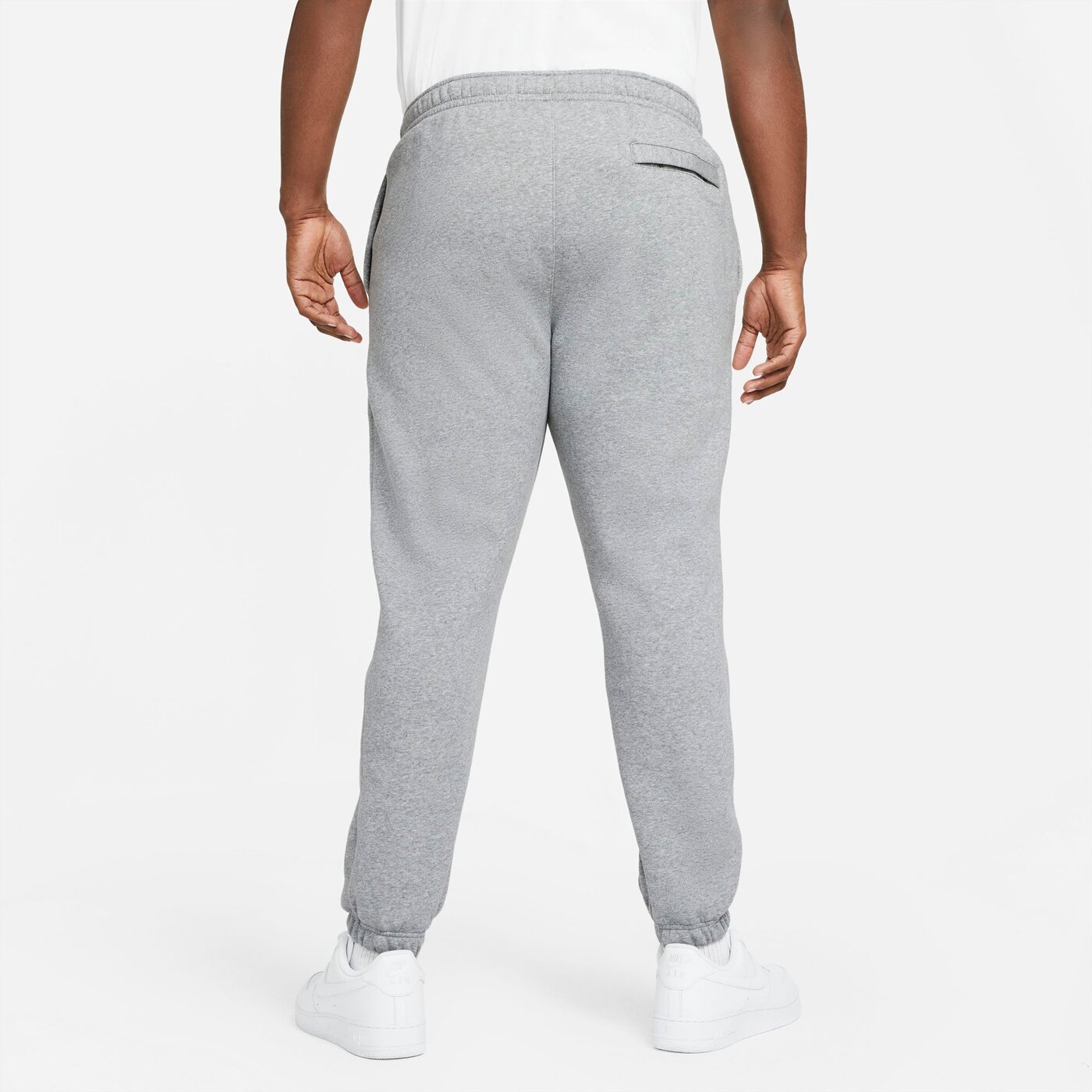 NIKE M NSW CLUB PANT CF BB DK GREY HEATHER/MATTE SILVER/W – Bild 7