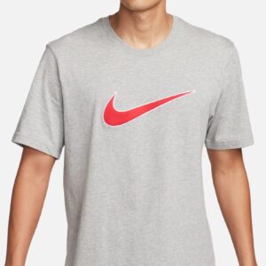 NIKE M NSW SP SS TOP DK GREY HEATHER/THUNDER BLUE