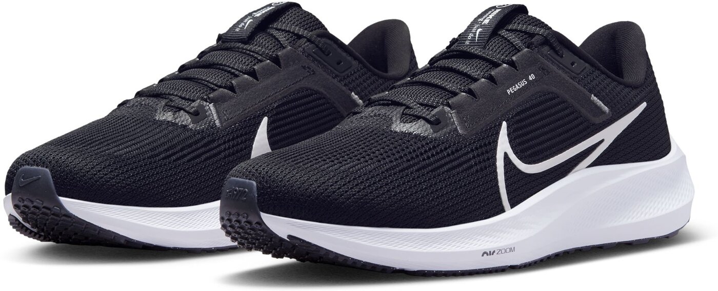 NIKE AIR ZOOM PEGASUS 40 BLACK/WHITE-IRON GREY – Bild 4