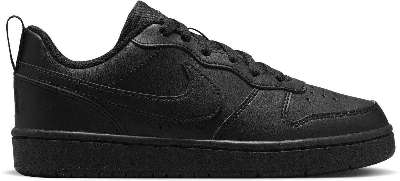 NIKE COURT BOROUGH LOW RECRAFT (GS) BLACK/WHITE-BLACK