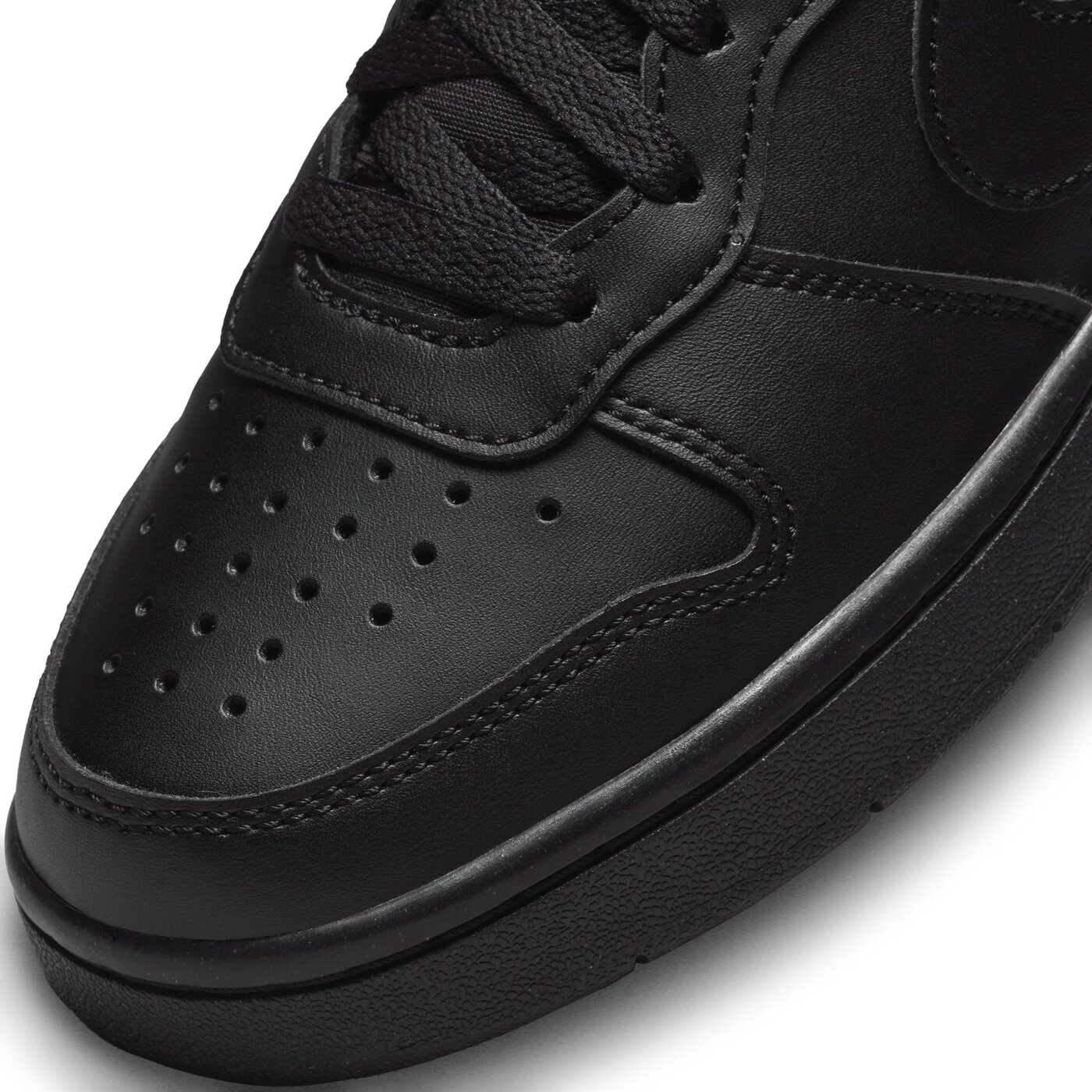 NIKE COURT BOROUGH LOW RECRAFT (GS) BLACK/WHITE-BLACK – Bild 7
