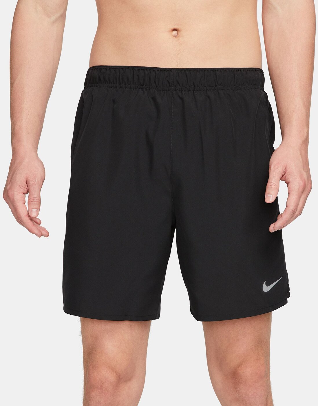 NIKE M NK DF CHALLENGER 7BF SHORT BLACK/WHITE/WHITE