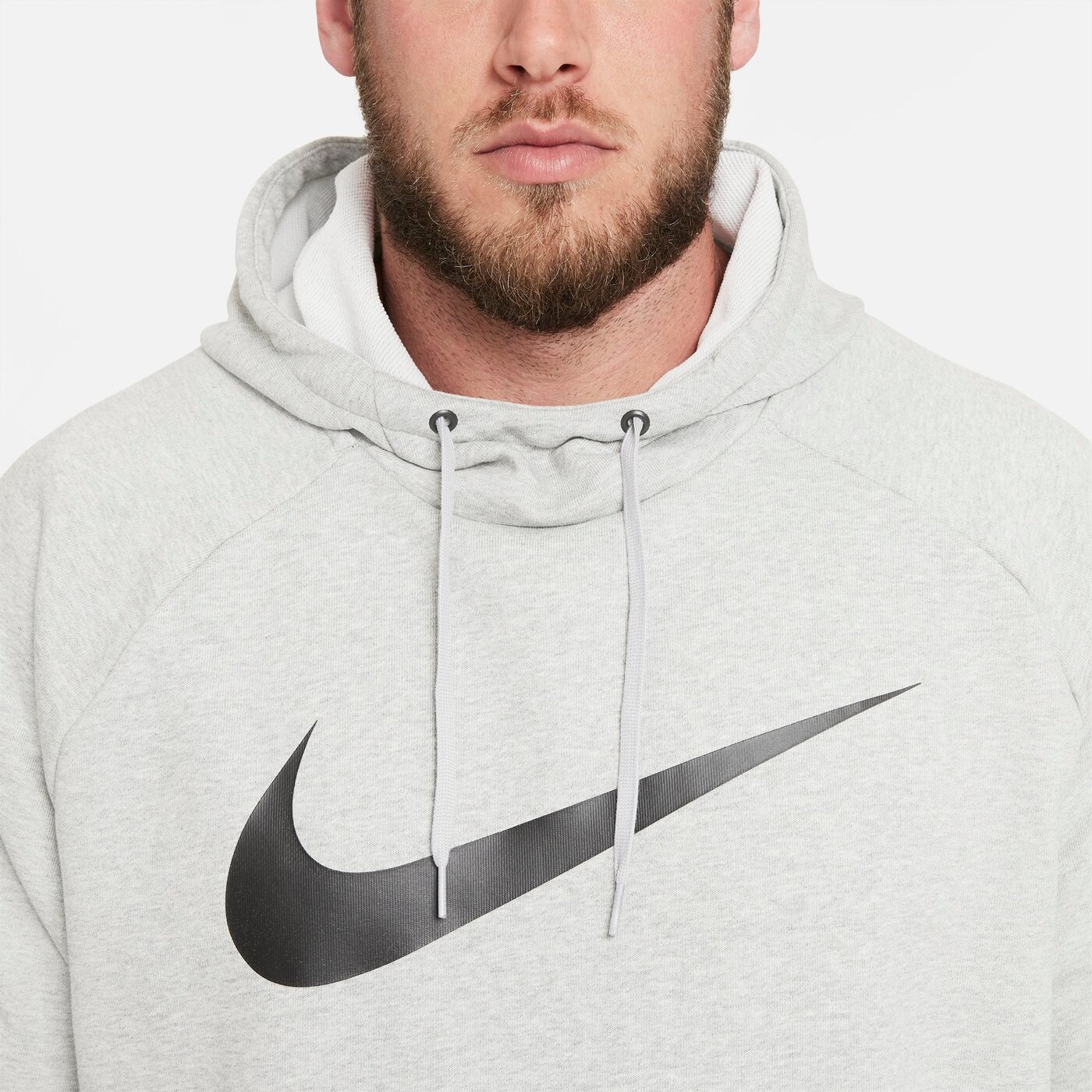 NIKE M NK DF HDIE PO SWSH DK GREY HEATHER/MATTE SILVER/W – Bild 8