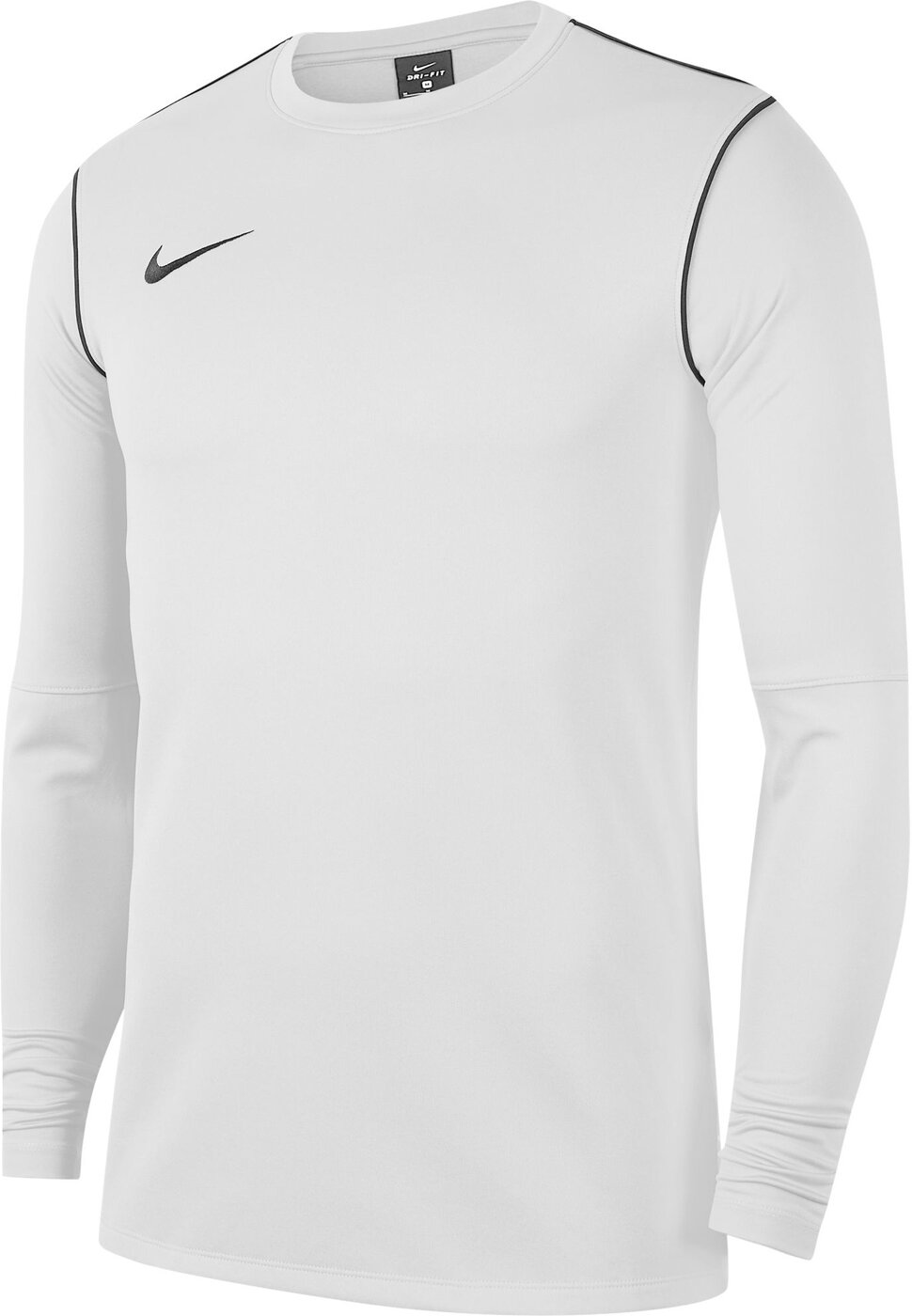NIKE M NK DF PARK20 CREW TOP WHITE/METALLIC SILVER
