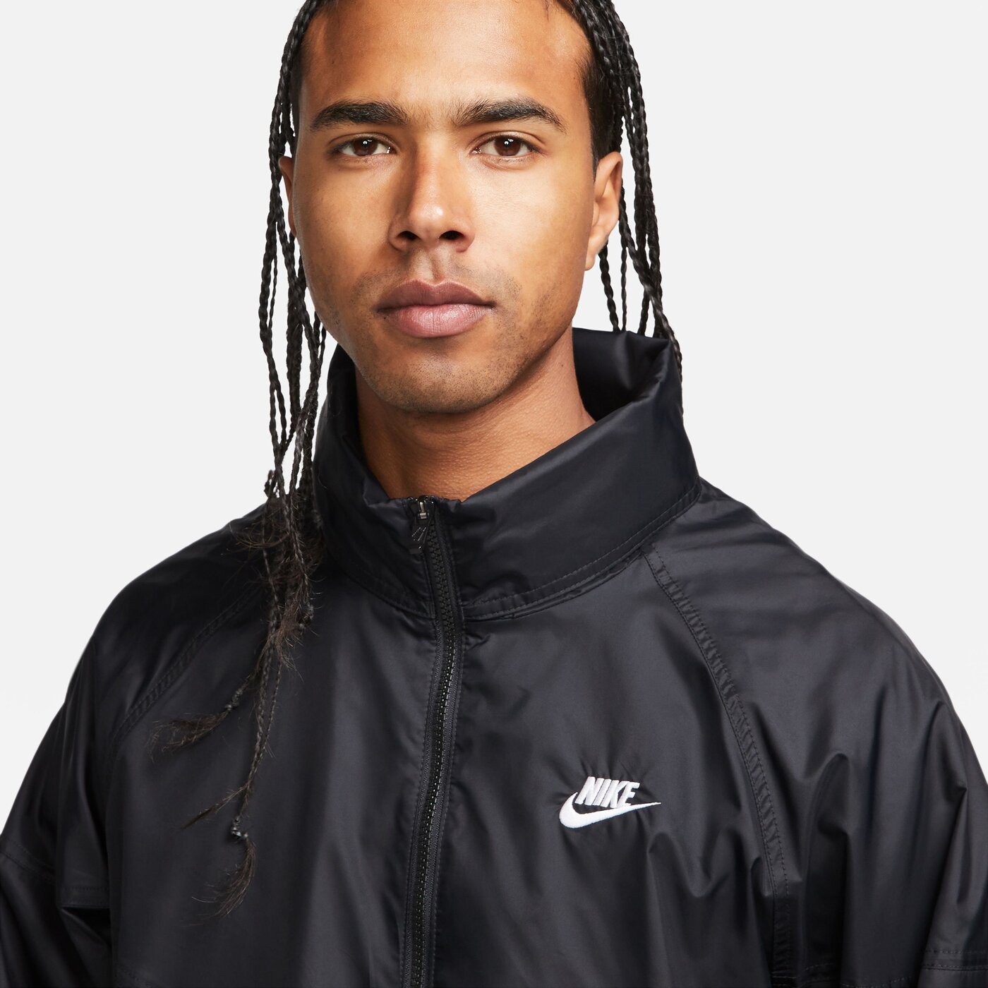 NIKE M NK WR ANORAK JKT BLACK/WHITE/WHITE – Bild 4