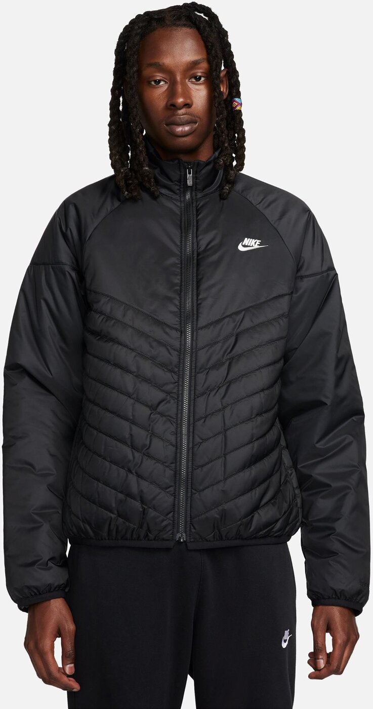 NIKE M NK WR TF MIDWEIGHT PUFFER BLACK/WHITE/WHITE