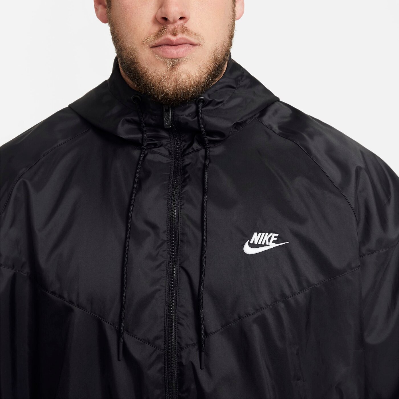 NIKE M NK WVN LND WR HD JKT BLACK/WHITE/WHITE – Bild 8