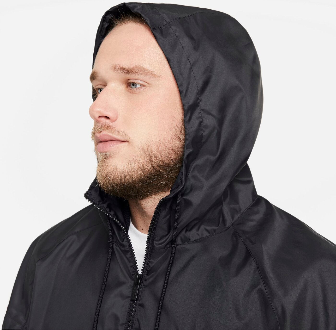 NIKE M NK WVN LND WR HD JKT BLACK/WHITE/WHITE – Bild 9