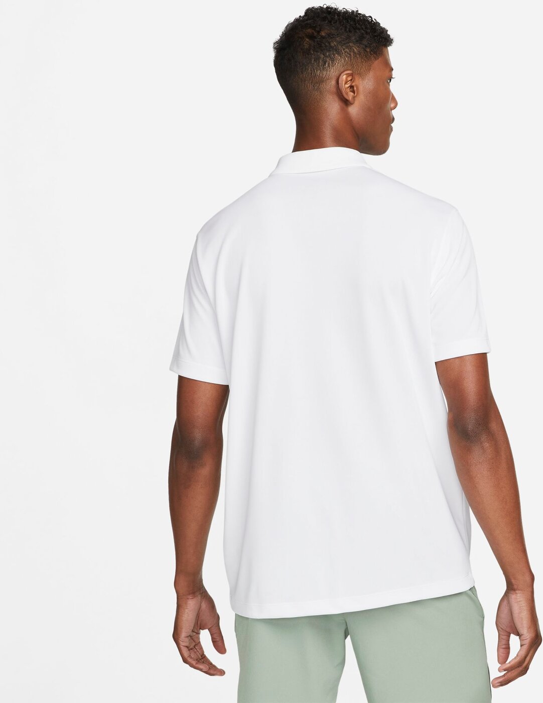 NIKE M NKCT DF POLO SOLID WHITE/METALLIC SILVER – Bild 2