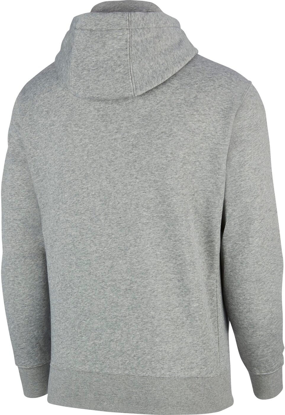 NIKE M NSW CLUB HOODIE FZ BB DK GREY HEATHER/MATTE SILVER/W – Bild 2