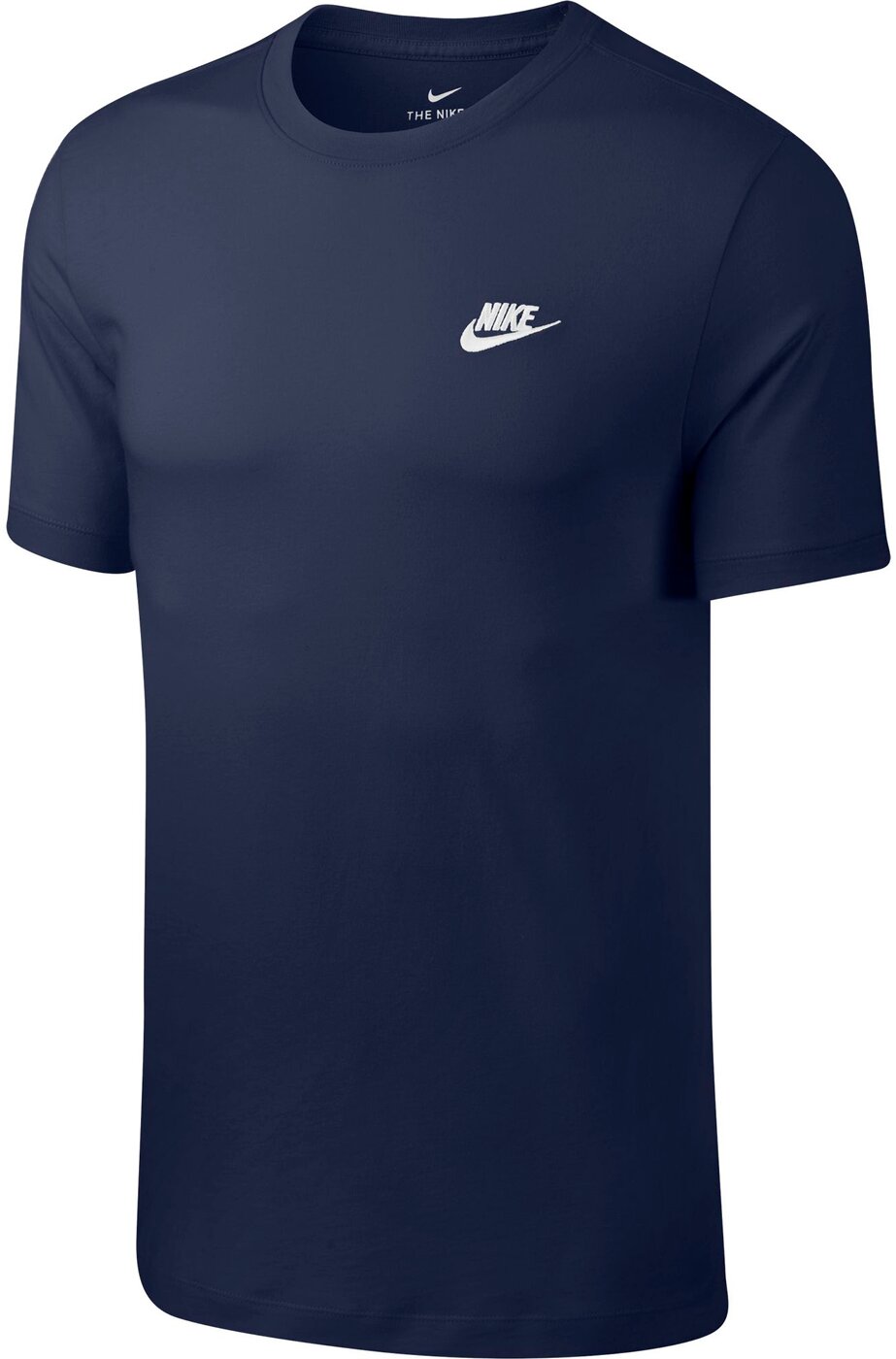 NIKE M NSW CLUB TEE MIDNIGHT NAVY/METALLIC SILVER