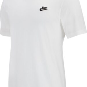 NIKE M NSW CLUB TEE WHITE/BLACK-WHITE