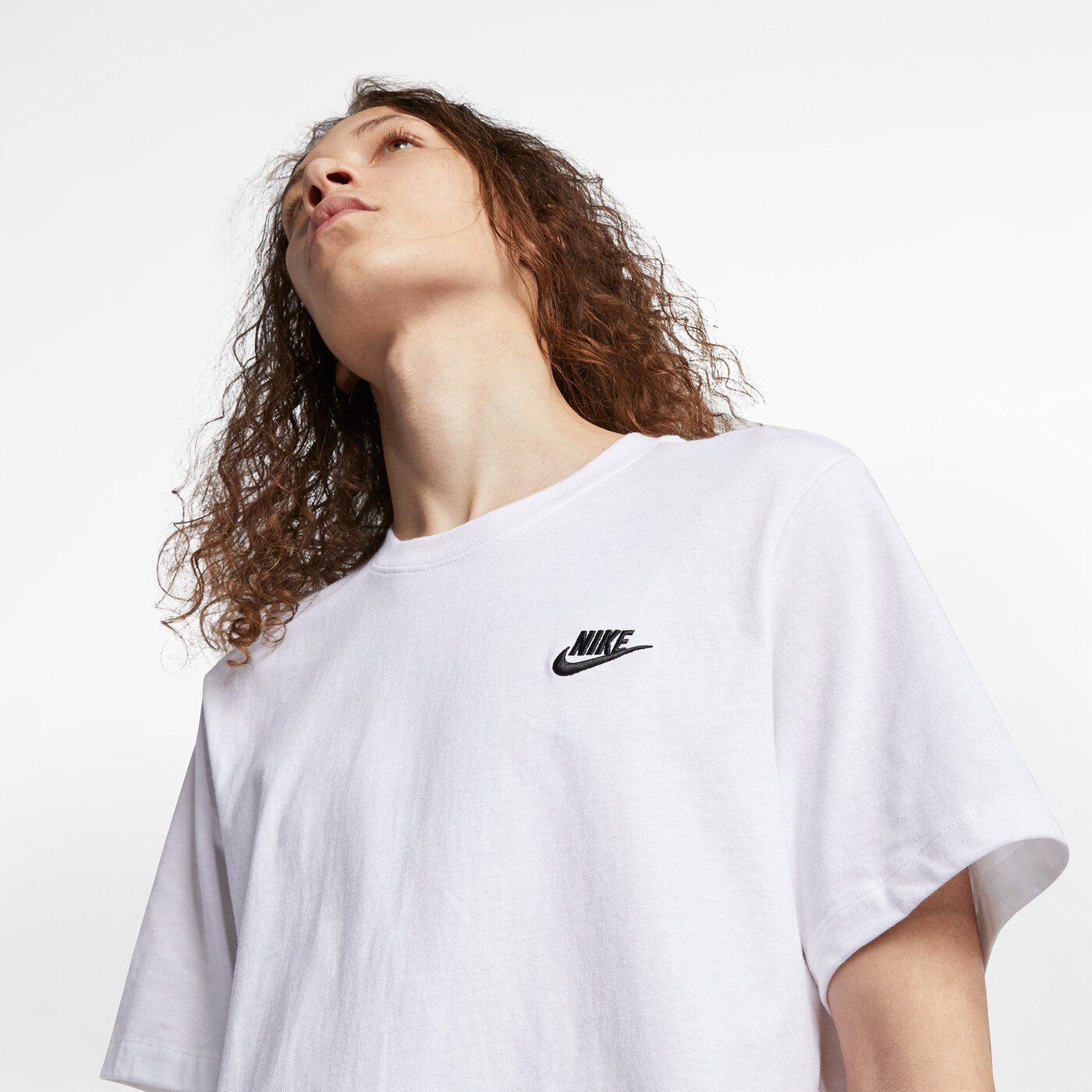 NIKE M NSW CLUB TEE WHITE/BLACK-WHITE – Bild 5
