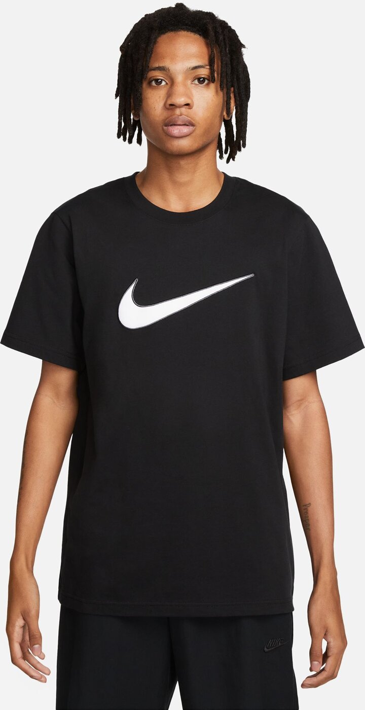 NIKE M NSW SP SS TOP BLACK/WHITE/WHITE