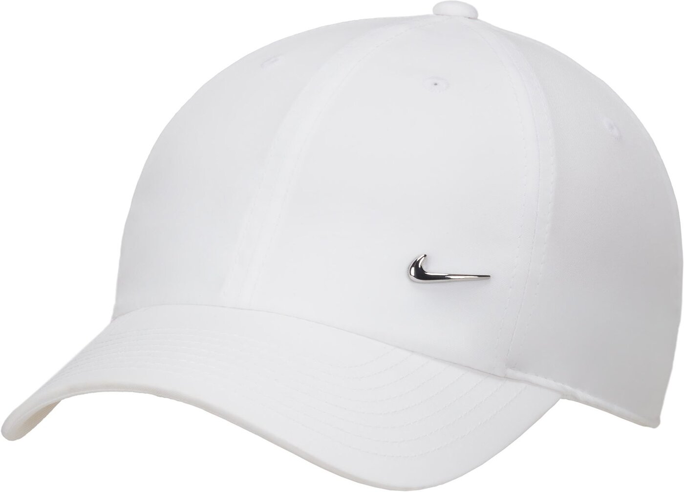 NIKE U NK DF CLUB CAP U CB MTSWSH L WHITE/METALLIC SILVER