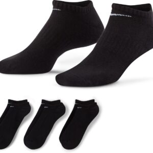 NIKE U NK EVERYDAY CUSH NS 3PR 132 BLACK/WHITE/WHITE