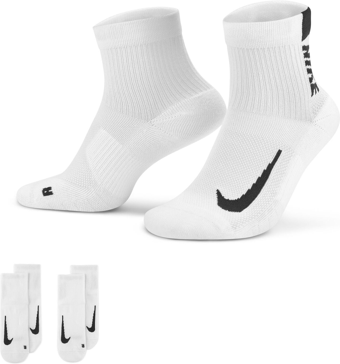 NIKE U NK MLTPLIER ANKLE WHITE/METALLIC SILVER
