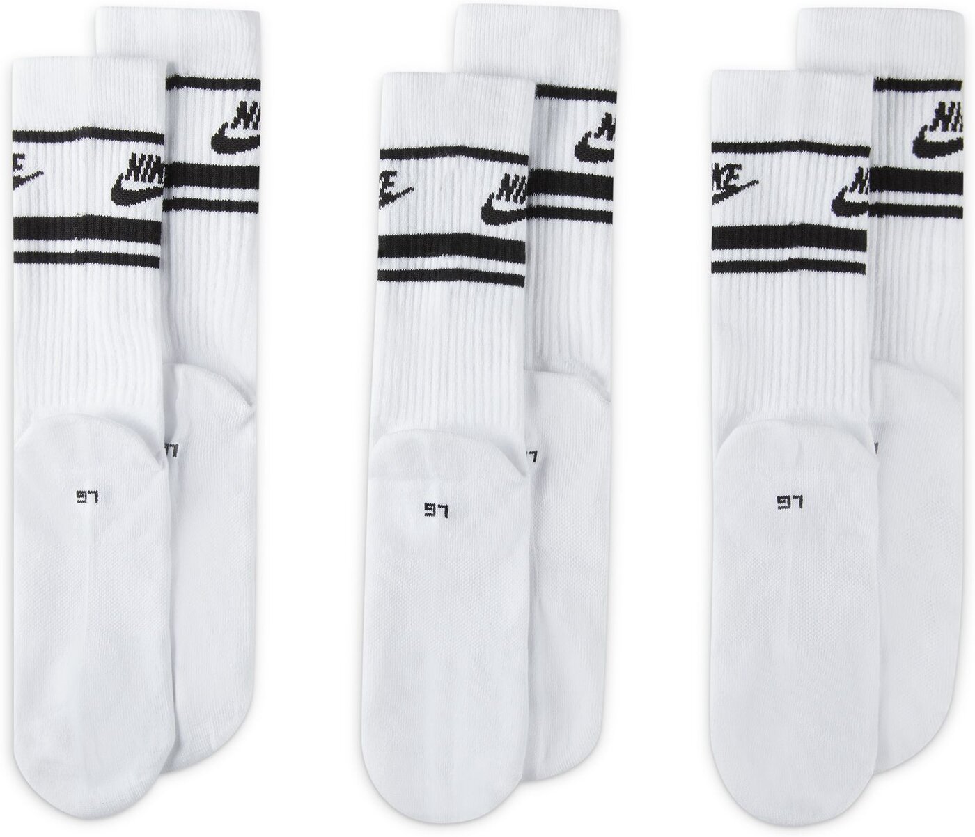 NIKE U NK NSW EVERYDAY ESSENTIAL CR WHITE/BLACK/BLACK – Bild 3