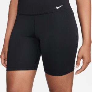 NIKE W NK ONE DF HR 7IN SHORT BLACK/WHITE/WHITE
