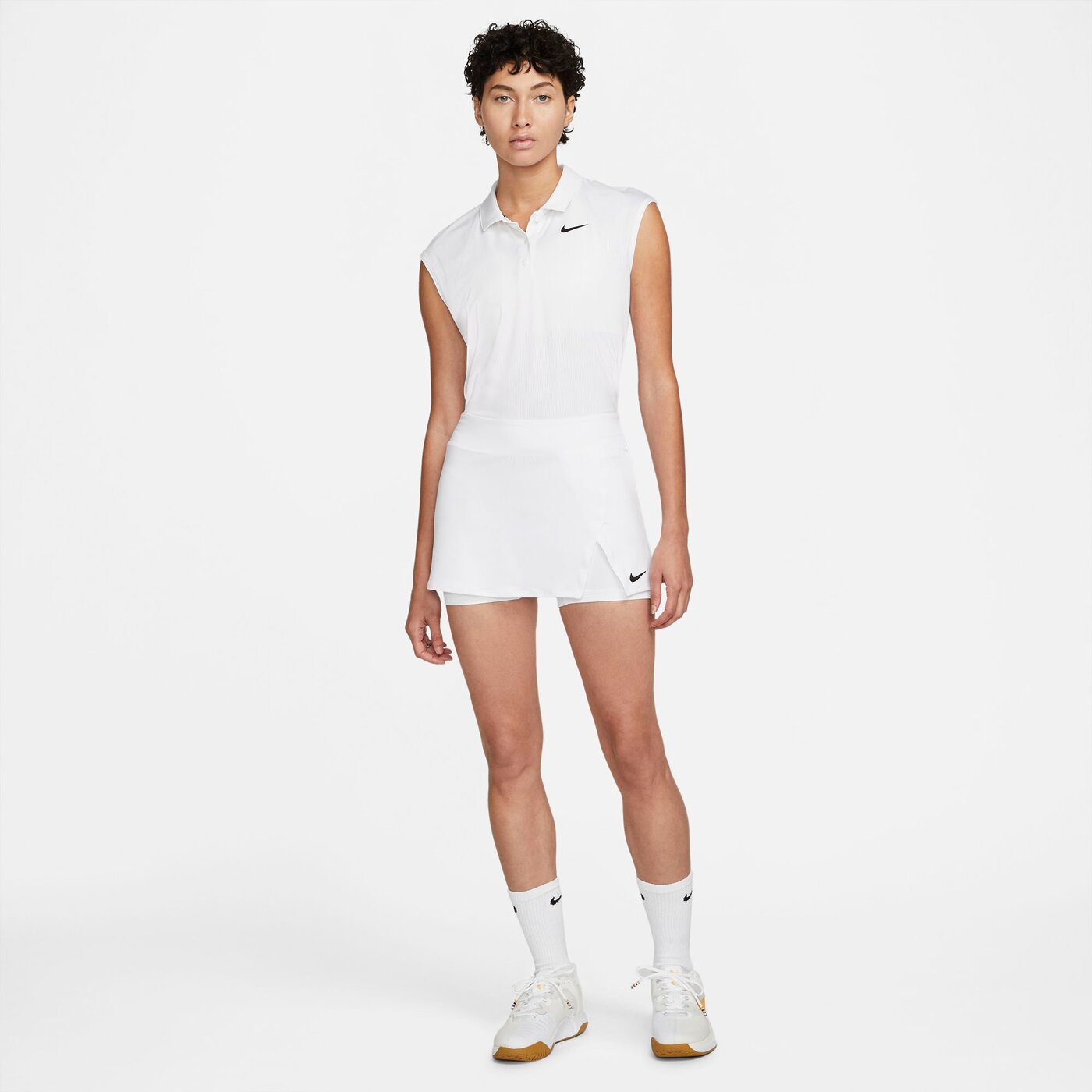 NIKE W NKCT DF VCTRY SKIRT STRT WHITE/METALLIC SILVER – Bild 5