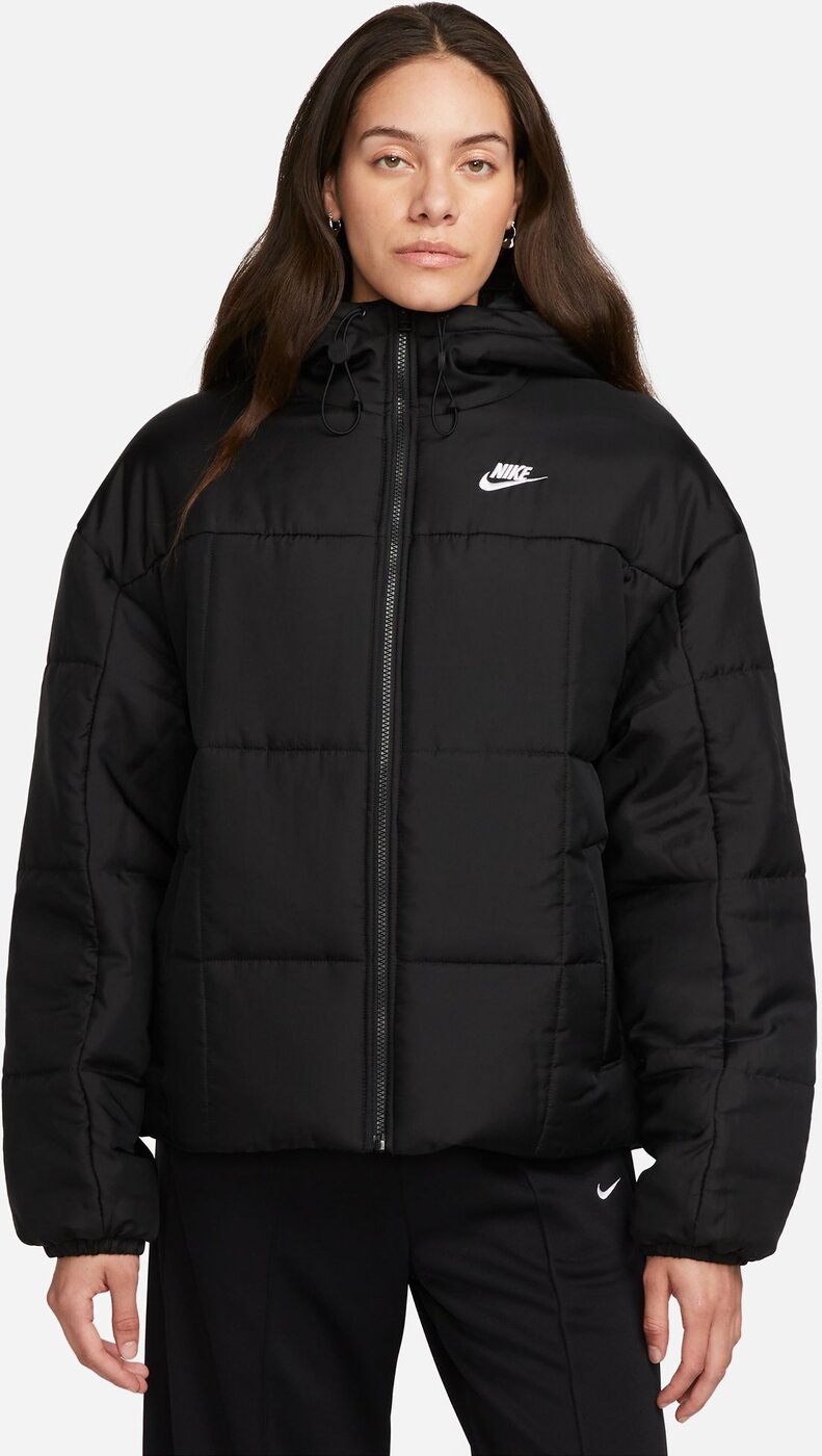 NIKE W NSW ESSTL THRMR CLSC PUFFER BLACK/WHITE/WHITE