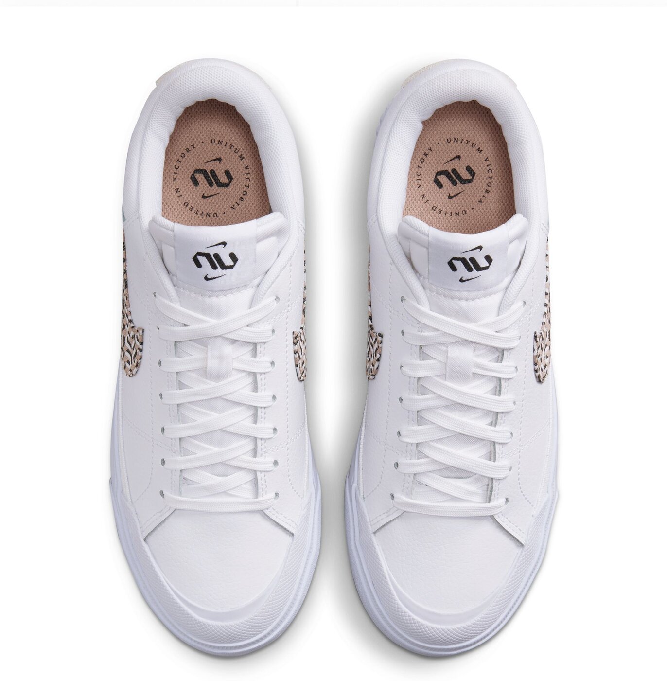 NIKE WMNS COURT LEGACY LIFT WHITE/METALLIC SILVER – Bild 3