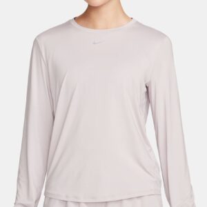 NIKE W NK ONE CLASSIC DF LS TOP PLATINUM VIOLET/BLACK