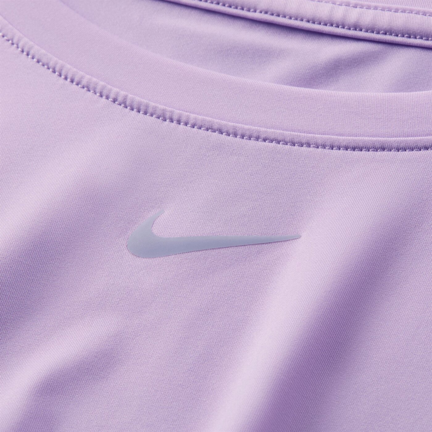 NIKE W NK ONE CLASSIC DF SS TOP LILAC BLOOM/BLACK – Bild 5