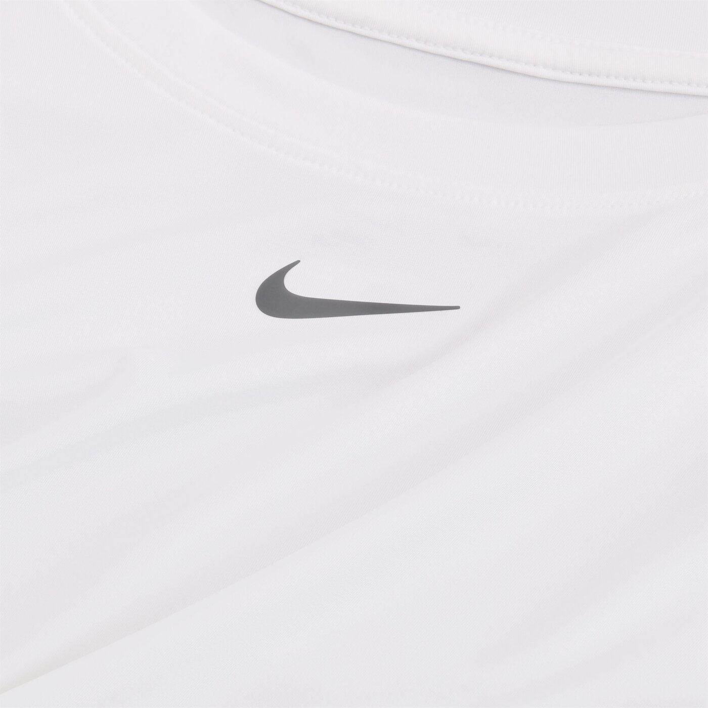 NIKE W NK ONE CLASSIC DF SS TOP WHITE/METALLIC SILVER – Bild 4
